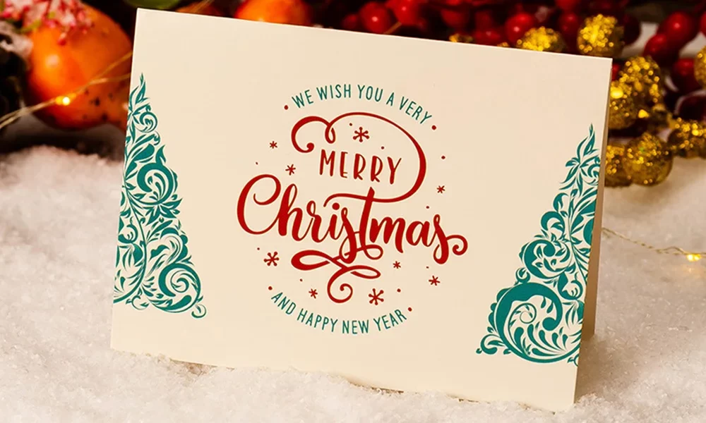 Hoeveel kerstkaarten stuurt de gemiddelde persoon?