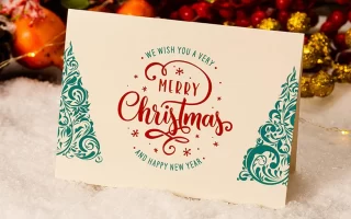 Hoeveel kerstkaarten stuurt de gemiddelde persoon?