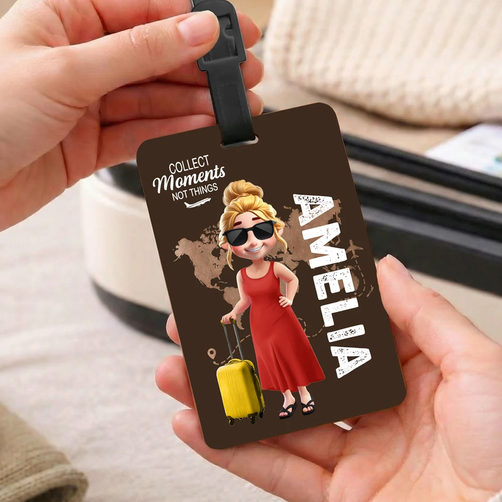 gepersonaliseerde kofferlabel