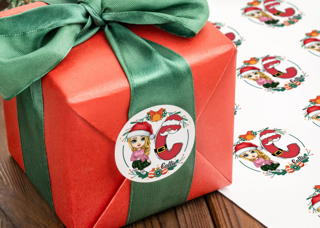Vrolijk ingepakt: geef cadeaus en traktaties een eigen kersttouch met gepersonaliseerde stickers