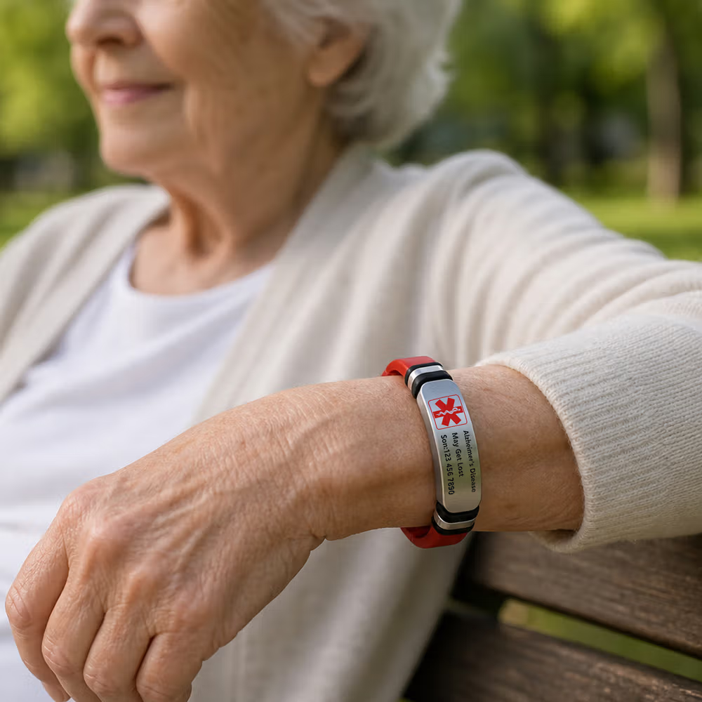 dragen van medische ID-armband