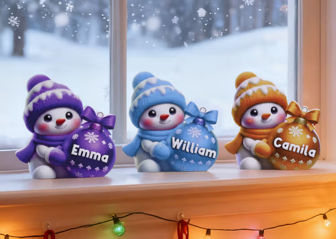 Een vrolijke wintergroet in huis: sfeervol decoreren met gepersonaliseerde sneeuwpoppen
