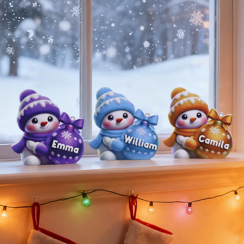 Een vrolijke wintergroet in huis: sfeervol decoreren met gepersonaliseerde sneeuwpoppen